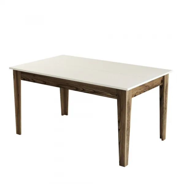Jedálenský stôl Milan 517 - Walnut, Cream