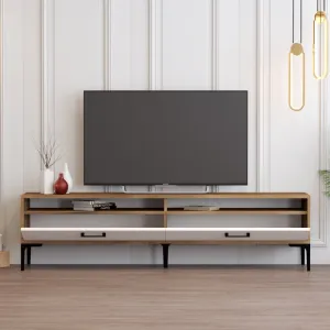 TV stolík Istanbul 2 - Walnut White