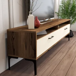 TV stolík Istanbul 2 - Walnut Cream
