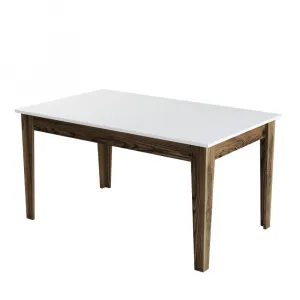 Jedálenský stôl Milan 514 - Walnut, White