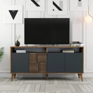 Konzolový stolík Milan 160 - Walnut, Anthracite