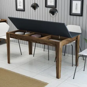Jedálenský stôl Milan 513 - Walnut, Anthracite