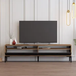 TV stolík Istanbul 2 - Walnut Anthracite