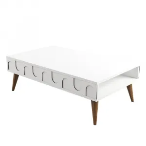 Konferenčný stolík Lyon 34 - White, Walnut