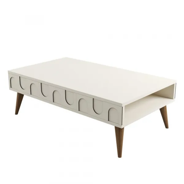Konferenčný stolík Lyon 34 - Cream, Walnut