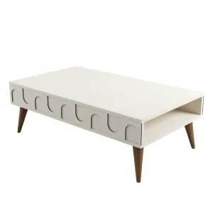 Konferenčný stolík Lyon 34 - Cream, Walnut
