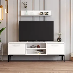 TV skrinka / Obývacia stena Riga - White