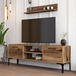TV skrinka / Obývacia stena Riga - Walnut
