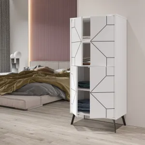 Viacúčelová skrinka Dune - White