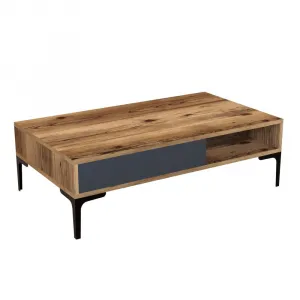 Konferenčný stolík Istanbul - Walnut, Anthracite