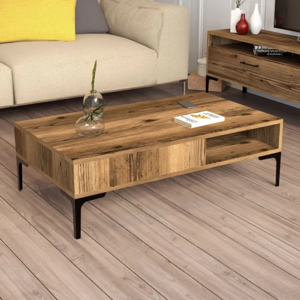 Living Room Furniture Set Istanbul - Walnut
