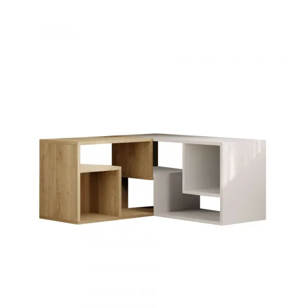 TV stolík Glis - Sapphire Oak, White