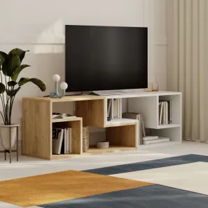 TV stolík Glis - Sapphire Oak, White