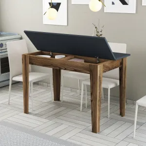 Kuchynský stôl Kiev 504 - Walnut, Anthracite
