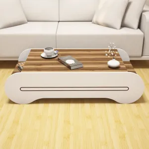 Konferenčný stolík Cool - Walnut, White