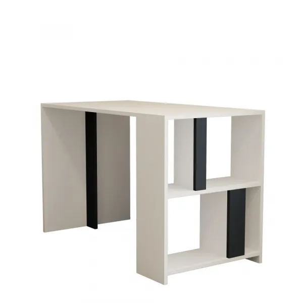 Písací stôl Lima - White, Anthracite