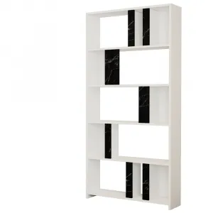 Knižnica Lima - White, Black Marble