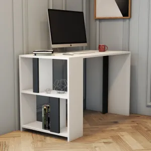 Písací stôl Lima - White, Anthracite