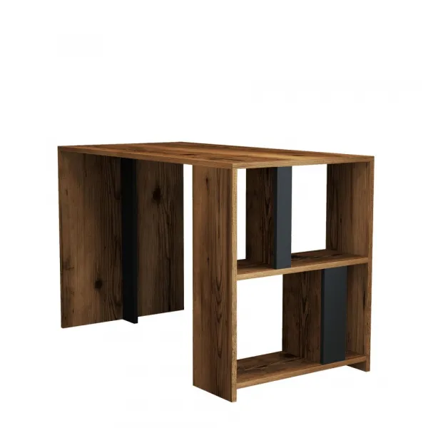 Písací stôl Lima - Walnut, Anthracite
