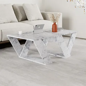 Konferenčný stolík Pipra - Carrara Marble