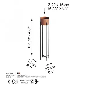Dekoratívny kvetináč GED-024-B