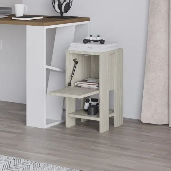 Nočný stolík Ema - Travertine