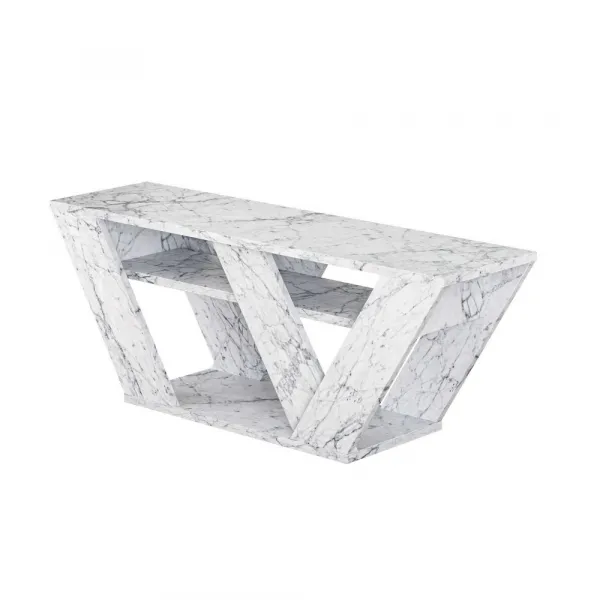 TV stolík Pipralla - Carrara Marble