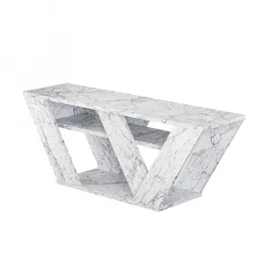 TV stolík Pipralla - Carrara Marble