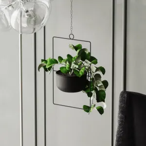 Dekoratívny kvetináč Parapet - Black