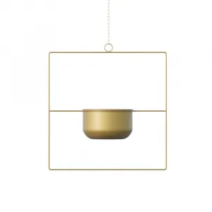 Dekoratívny kvetináč Pandantif - Gold