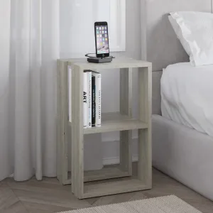 Nočný stolík Lonie - Travertine