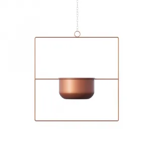 Dekoratívny kvetináč Pandantif - Copper