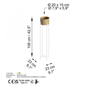 Dekoratívny kvetináč GED-024-C