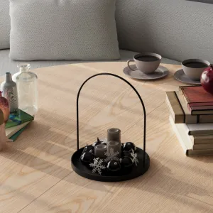 Dekoratívny kovový doplnok Kos - Black