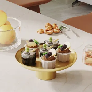 Dekoratívny kovový doplnok Nısıros-B - Gold