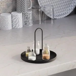 Dekoratívny kovový doplnok Sımı - Black