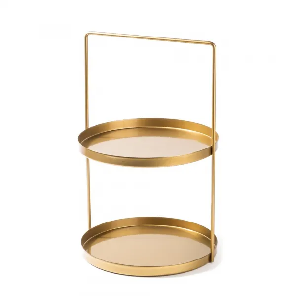 Dekoratívny kovový doplnok Tılos-B - Gold