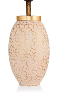 Opviq Stolní lampa Fary krémová/zlatá