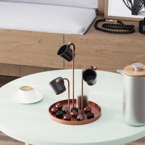 Dekoratívny kovový doplnok Leros-A - Copper
