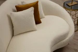 Trojmiestna pohovka Eses - Cream Bouclett