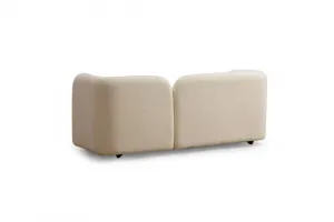 Dvojmiestna pohovka Victoria Bouclette - Cream
