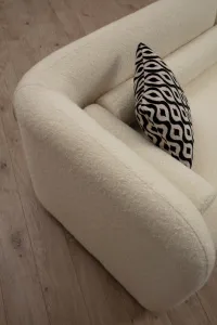 Dvojmiestna pohovka Victoria Bouclette - Cream