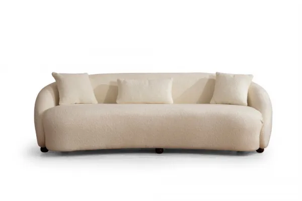 Trojmiestna pohovka Napoli Cream Bouclette