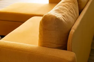 Rohová rozkladacia pohovka Kado - Mustard