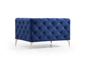 Kreslo Como Navy Blue