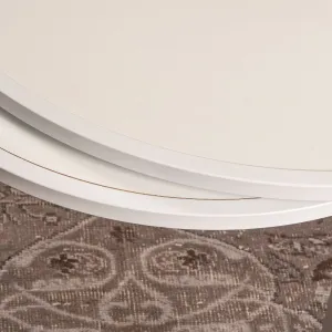 Sada odkladacích stolíkov (2 kusy) Tambur - White