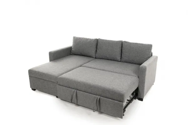 Rohová rozkladacia pohovka Kado - Light Grey