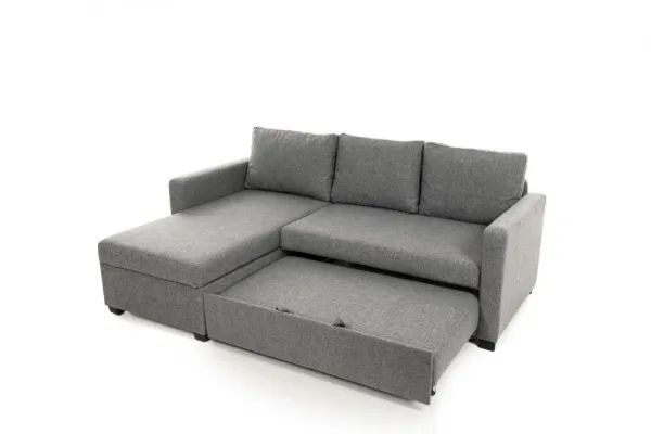 Rohová rozkladacia pohovka Kado - Light Grey