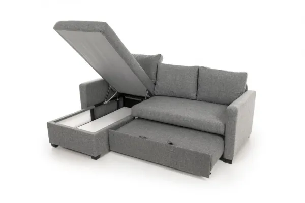 Rohová rozkladacia pohovka Kado - Light Grey