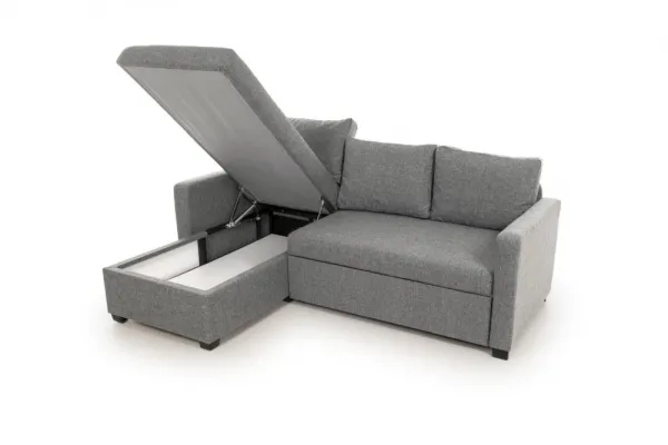 Rohová rozkladacia pohovka Kado - Light Grey